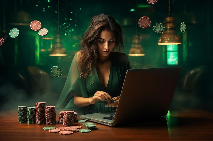 Dasbor ringkasan kategori permainan rajacuan77 menampilkan olahraga, kasino langsung, slot, esports
